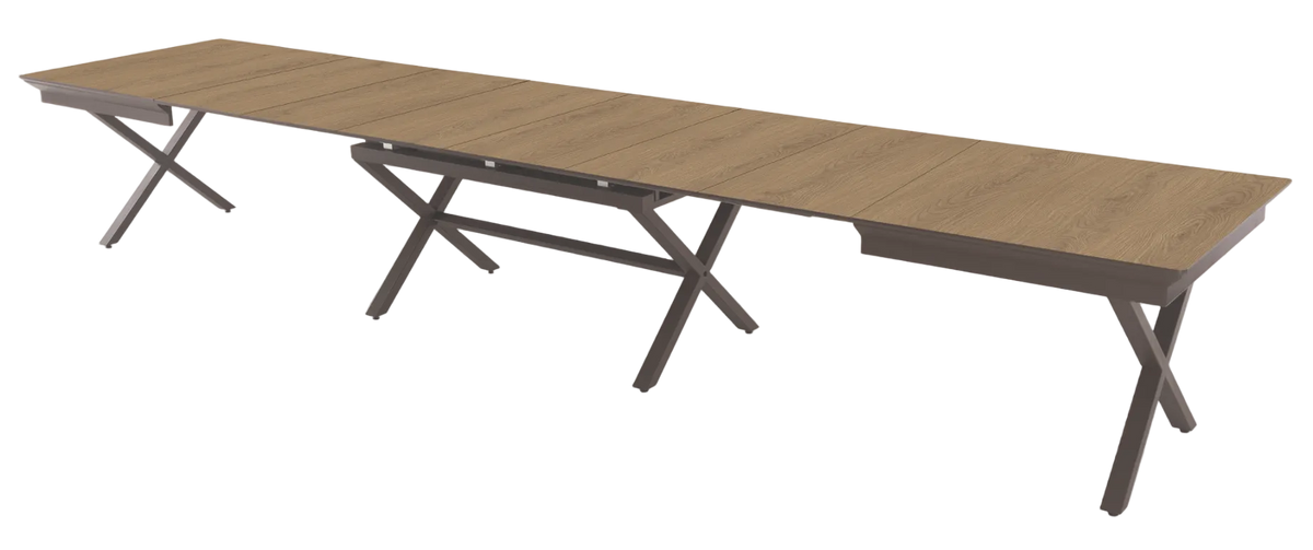 Jídelní sestava Royal 200-500 cm + 6 židlí Lipa